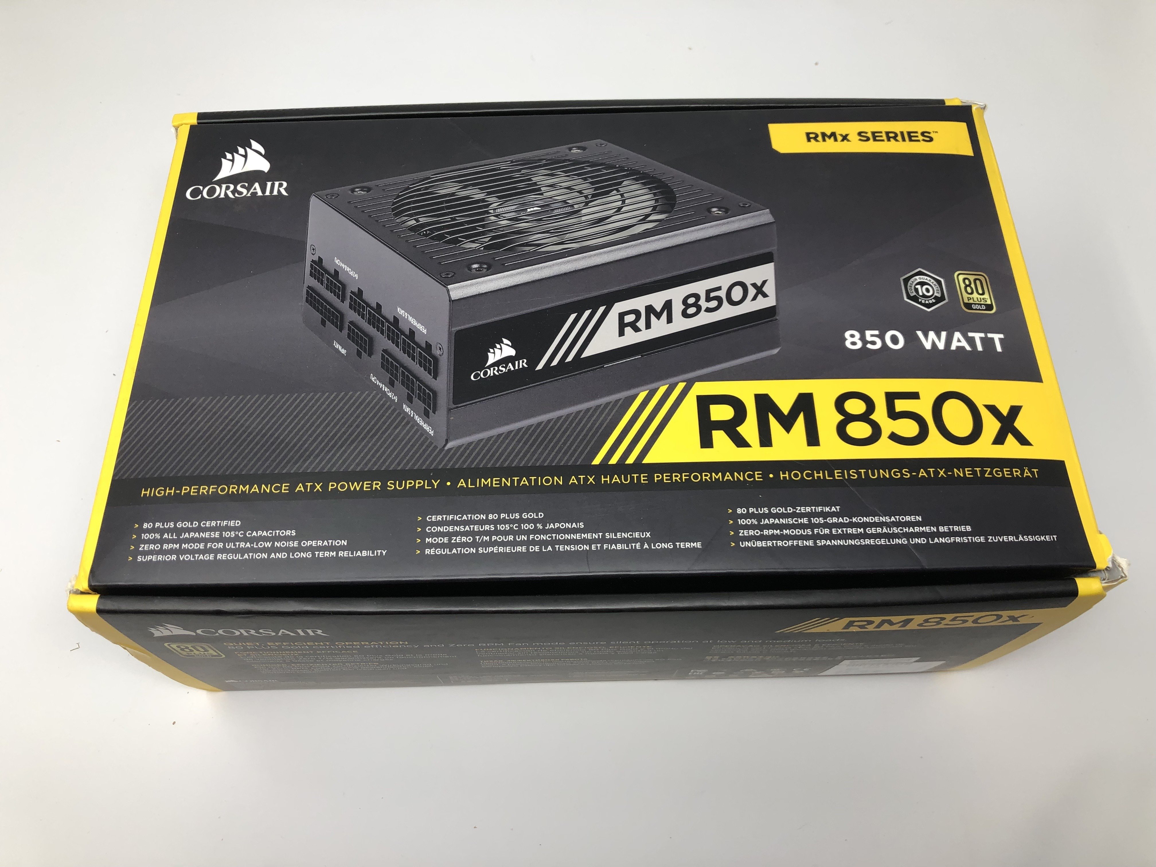 Corsair RM850x 850W Gold Power Supply PSU w/ Box + All Cables – Bitpro
